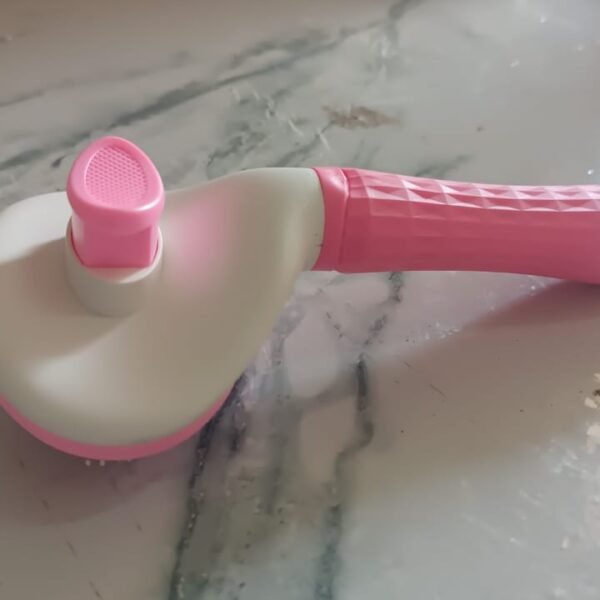 1217f850-16a9-4be2-a189-6f4333c21d74.jpg Self-Cleaning Slicker Brush for Dogs & Cats (1 Pc)