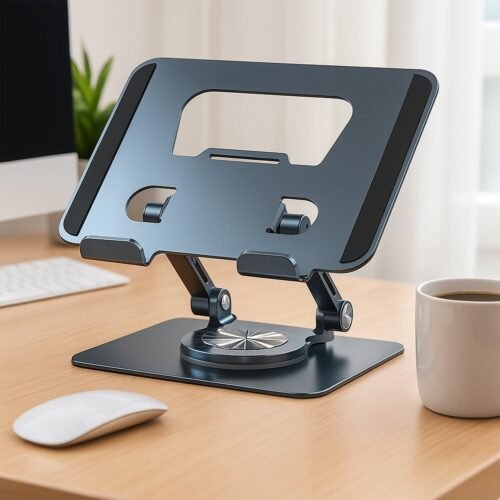 Aluminum Alloy 360°Rotating Bracket, Adjustable Laptop Stand