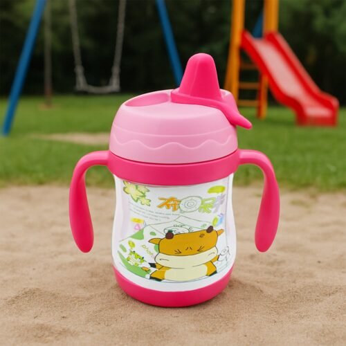 12779_ss_water_bottle_280ml_no78.jpg Vacuum Stainless Steel Water Bottle With Carry Handle & Straw Fridge Water Bottle Double Wall, Leak Proof, Rust Proof, Cold & Hot | Leak Proof | Office Bottle | Gym | Home | Kitchen | Hiking | Trekking | Travel Bottle, Tumbler (280 ML)