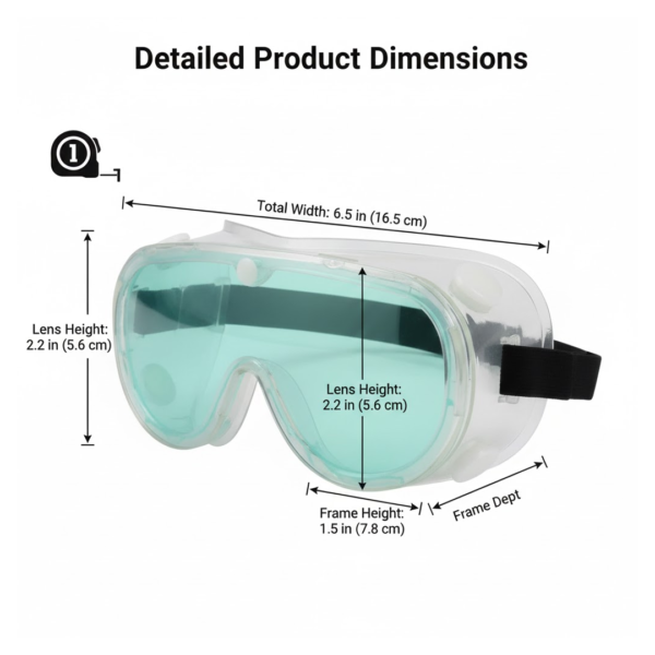 12904.png Eye Safety Goggles, Technic Safety Goggles Protection (1 Pc)