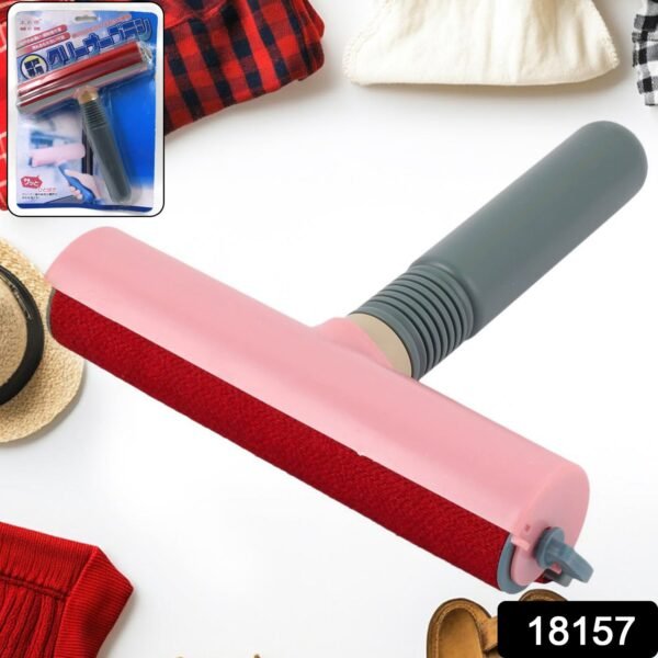 12_0e7885ee-699d-4799-be82-b6a3ea486c23.jpg Plastic Handle Sofa Bed Clothes Lint Hair Dust Remover Cleaning Brush (1 Pc)