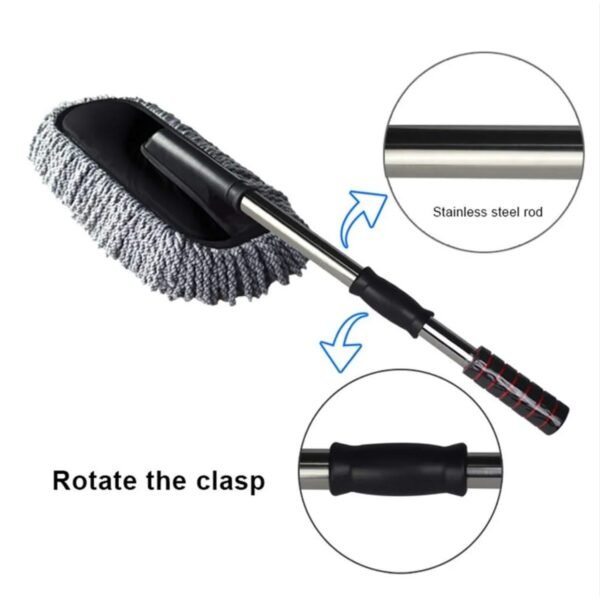 Car Dust Brush – Gentle Cleaning Tool for Interior & Exterior, Car Duster (1 Pc)
