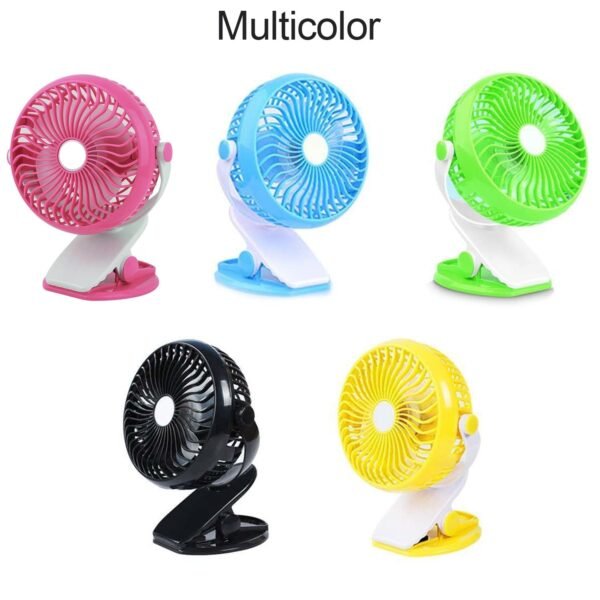 Mini USB Clip Fan – Portable Cooling Fan for Rooms (Battery Not Included)