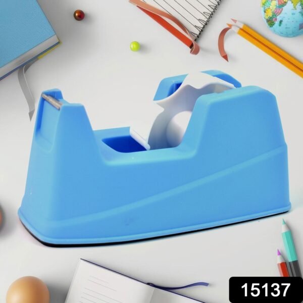 12c8626a-d60d-4054-bda5-1c327fd1c4e1.jpg Plastic Tape Dispenser Cutter for Home Office use (1 pc / Big)