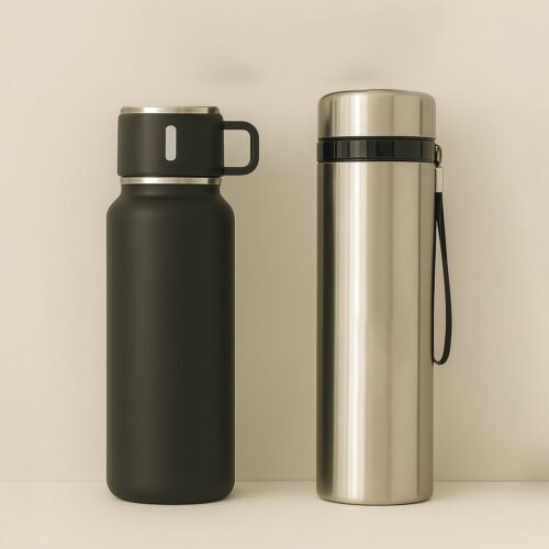 Stainless Steel Vacuum Insulated Water Bottle 900ML Approx (Mix Color)