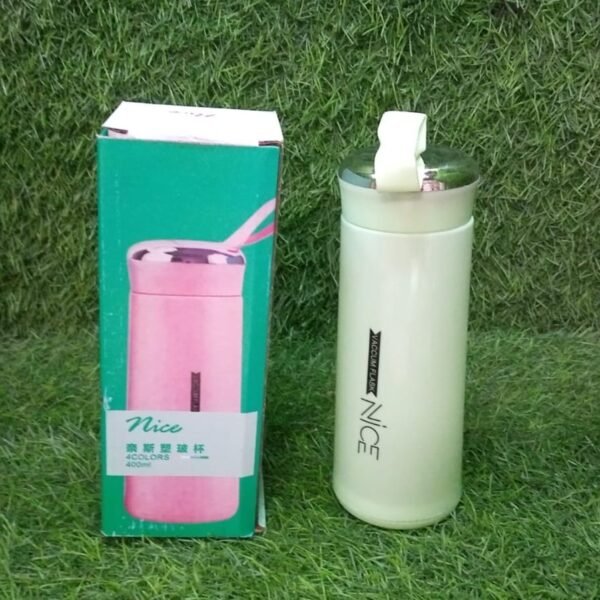 Water Bottle 400 ML Leak Proof Glass Bottle for Daily Water  1 Pc