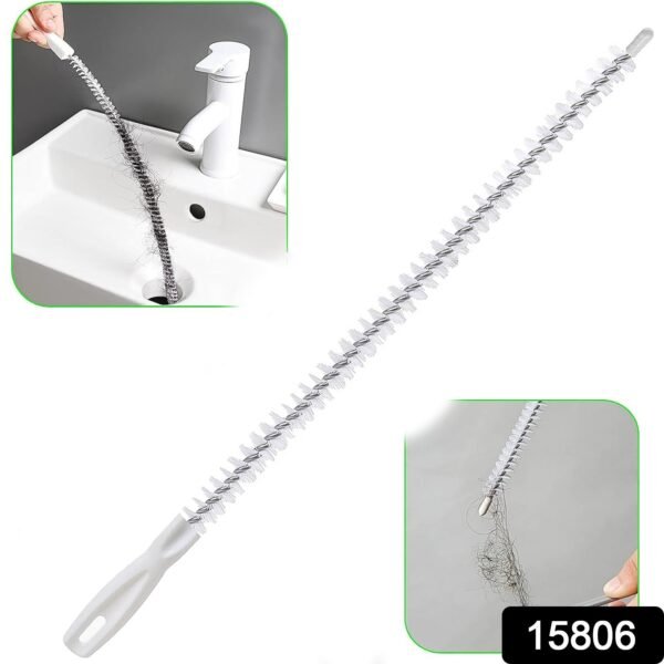 Flexible Sink Cleaning Brush Water Pipe Drain Dredge Tool (48 CM / 1 Pc)