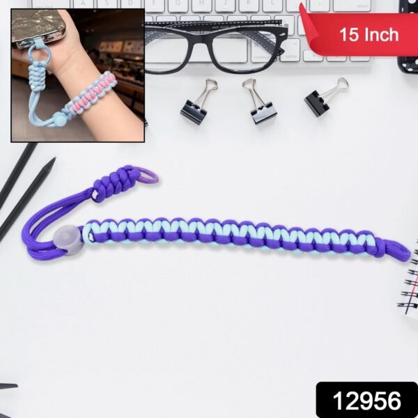 Multipurpose Adjustable Hand Wrist Strap Lanyard(1 Pc / 15 Inch / Multicolor)