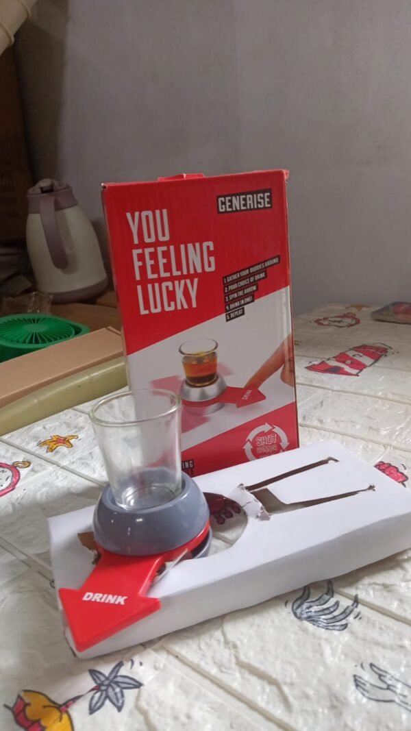 13341fcd-94bd-4acc-8f9f-27e5073e0c98.jpg Shot Spinner Spin the Shot Fun Drinking Game Includes 1.7 oz Shot Glass