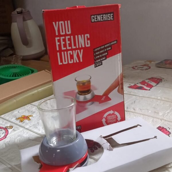 13341fcd-94bd-4acc-8f9f-27e5073e0c98.jpg Shot Spinner Spin the Shot Fun Drinking Game Includes 1.7 oz Shot Glass