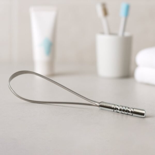 Steel Tongue Cleaner, Tongue Scraper (1 Pc)