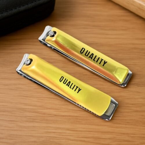 13421_ss_folding_nail_clippers_1pc_no9.jpg Stainless Steel Folding Portable Large Nail Clippers with Nail File (1 Pc / Mix Design)