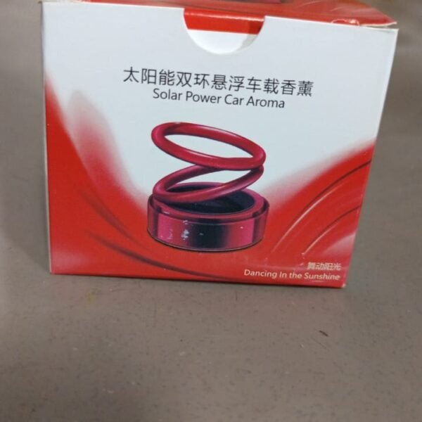 Solar Car Aroma Diffuser 360° Rotating Design, Air Freshener for Car, Home, Office