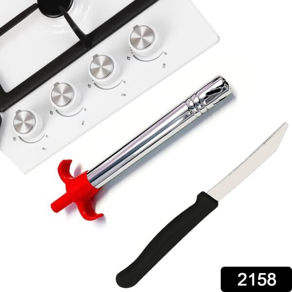 13596a88-212a-4992-aafd-6510e6de1044.jpg Stainless Steel Electronic Gas Lighter and Knife (2 in 1)