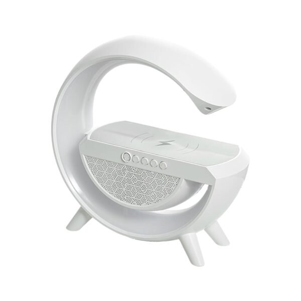 3-in-1 Multi-Function LED Night Lamp with Bluetooth Speaker, Wireless Charging, for Bedroom for Music, Party and Mood Lighting - Perfect Gift for All Occasions blootuth speaker (Media Player)