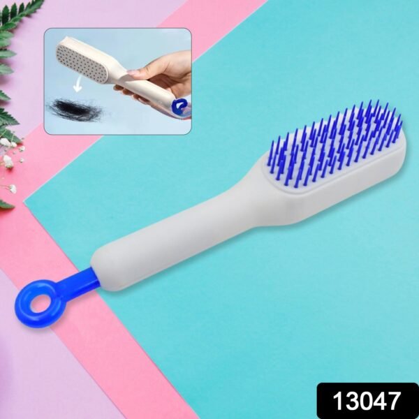 Self-Cleaning Hairbrush – Anti-Static, Detangling, Rotating Massage Comb, Hair