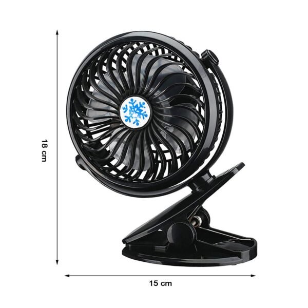 Mini USB Clip Fan – Portable Cooling Fan for Rooms (Battery Not Included)