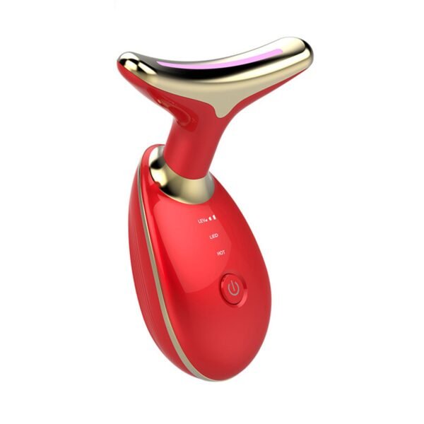 13_0b1b9e26-d00d-4850-8729-8446bb6afd8f.jpg Electric Face Massager Wrinkle Remover LED Photon Face Beauty Device (1 Pc / Plastic)