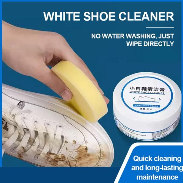 Shoe Polish Stain Remover Cleansing Cream for Sneakers & Leather