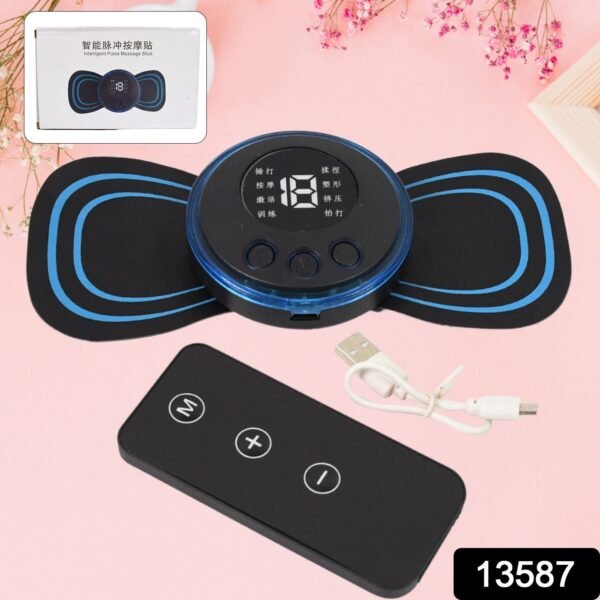 144_bc0e4944-a939-4c3b-aa7d-3a74f127d28d.jpg Butterfly Electric Neck Massager Cordless Full Body Massage Remote Controller (1 Pc)