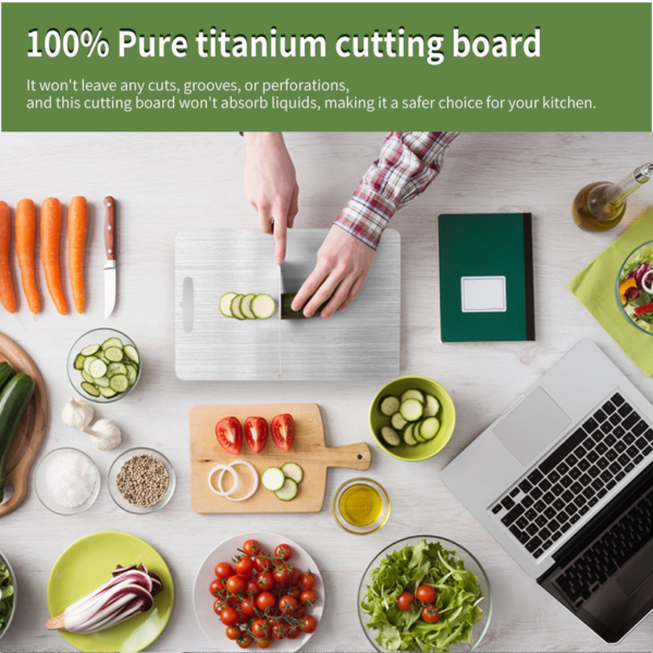 14704.png Apex Large Stainless Steel Multipurpose Chopping & Cutting Board (260x360mm / 1 Pc)
