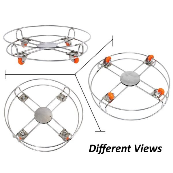 1500x1500_6.jpg Stainless Steel Gas Cylinder Trolley Wheels LPG Cylinder Roller Stand Movable Trolley