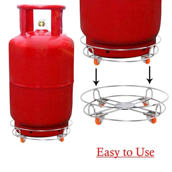 1500x1500_7.jpg Stainless Steel Gas Cylinder Trolley Wheels LPG Cylinder Roller Stand Movable Trolley