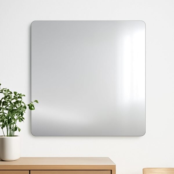 15108_square_3d_mirror_sticker_30x30cm.jpg Plastic Square 3D Mirror Wall Stickers (1 Pc / 30x30 Cm)