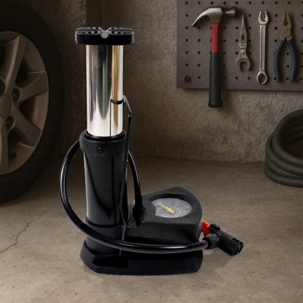 15145_portable_mini_foot_pump_1pc.jpg Portable Mini Bike Pump / Cycle Pump Foot (1 Pc)