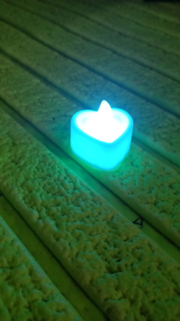 LED Tealights, Smokeless Plastic Decorative Candles, Diwali (Pack Of 6 / Multicolor)