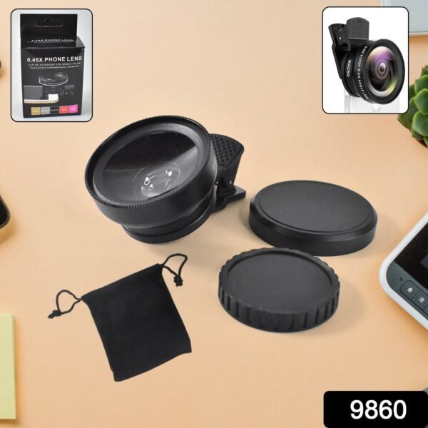 0.45X Camera Lens External Phone Lens Phone Camera Lens (With Color Box / 1 Pc)