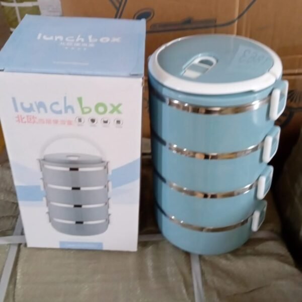 Multi Layer Stainless Steel Hot Lunch Box (4 Layer)