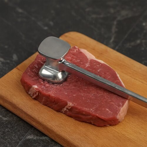 1588.jpg Professional Two Sided Beef / Meat Hammer Tenderizer