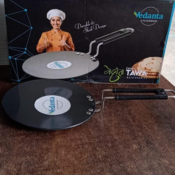 15aab751-8c2f-4b8a-82fe-39653d6ae932.jpg Compact Non-Stick Flat Roti Tawa (9 inch / 1 Pc)