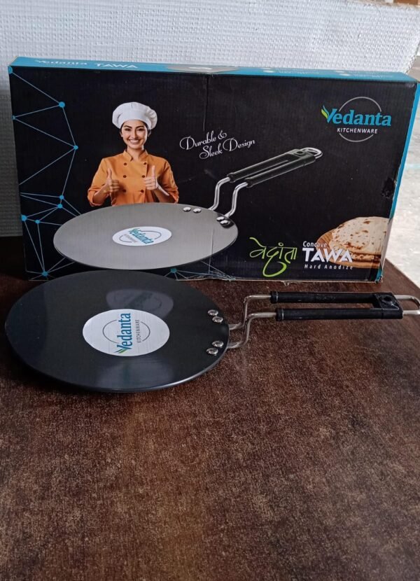 15aab751-8c2f-4b8a-82fe-39653d6ae932.jpg Compact Non-Stick Flat Roti Tawa (9 inch / 1 Pc)