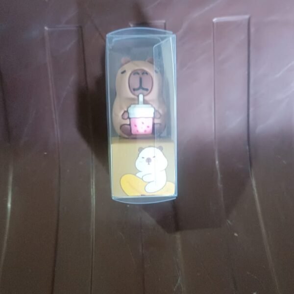 Cartoon Shape Pencil Sharpener with Built-In Eraser (1 Pc)