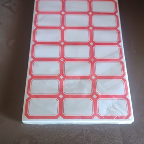 Multipurpose Writable Blank Label Sticker Sheets (50 Sheet)