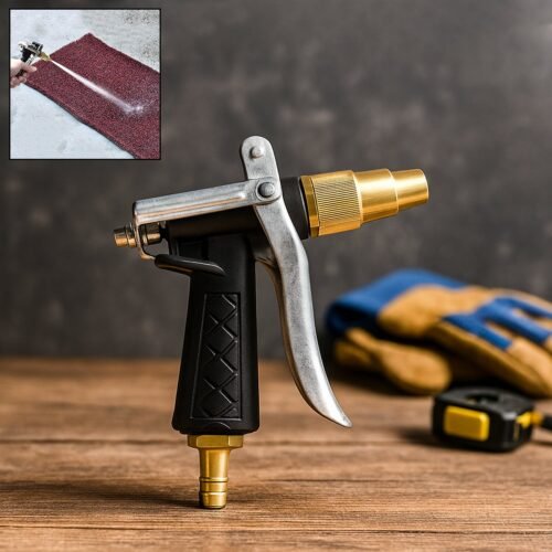1608_gold_plated_spray_gun.jpg Durable Gold Color Trigger Hose Nozzle Water Lever Spray