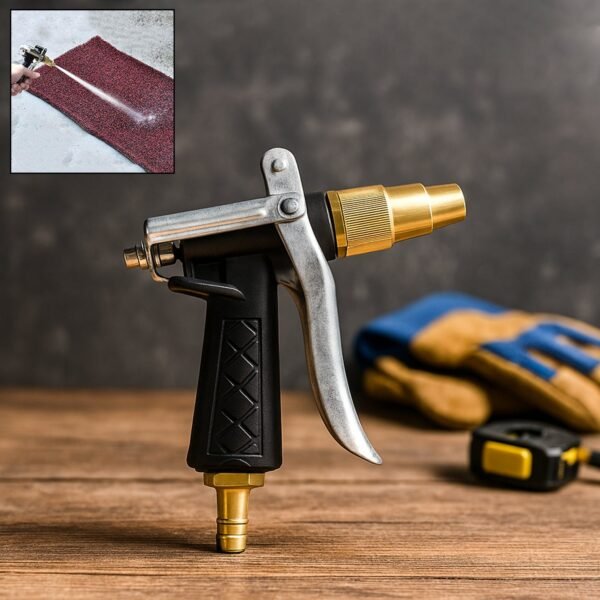 1608_gold_plated_spray_gun.jpg Durable Gold Color Trigger Hose Nozzle Water Lever Spray