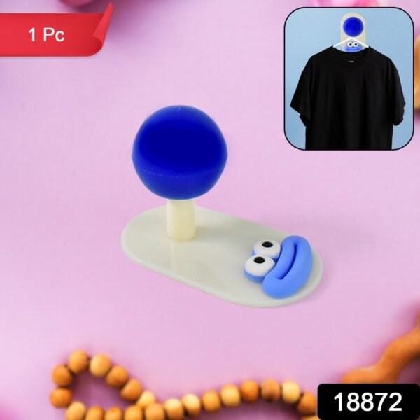 165_72fcdc50-f800-456b-8247-a1273711f4c8.jpg Cartoon Colorful Hooks Simple Ball Shape Hook Self-adhesive (1 Pc)