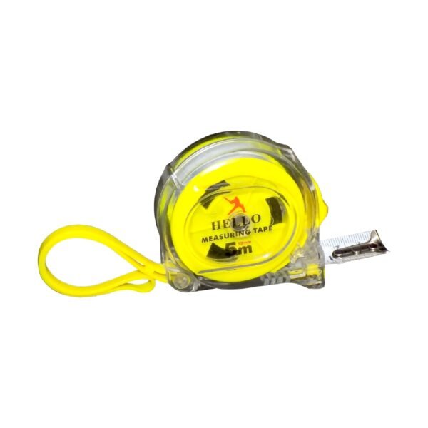 168502.jpg Professional Measuring Tape- 5 Meter Yellow & Orange Colour (1 Pc)