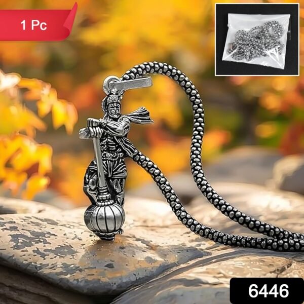 168_0bd409d6-a578-4e32-9a51-7e24124f4746.jpg Hanuman Ji Pendant with Gada Religious Jewellery for Men and Women (1 Pc)
