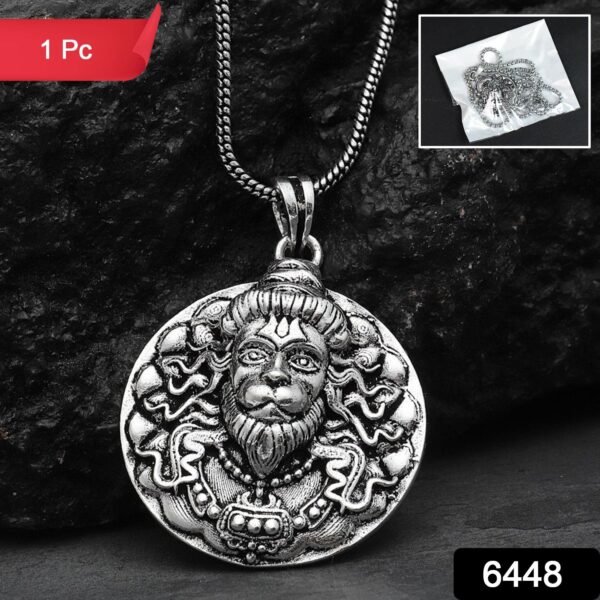 170_569764cf-3872-48ed-8533-1c46984ce2bc.jpg Hanuman faceLocket With Chain, Pendant Necklace Chain (1 Pc)