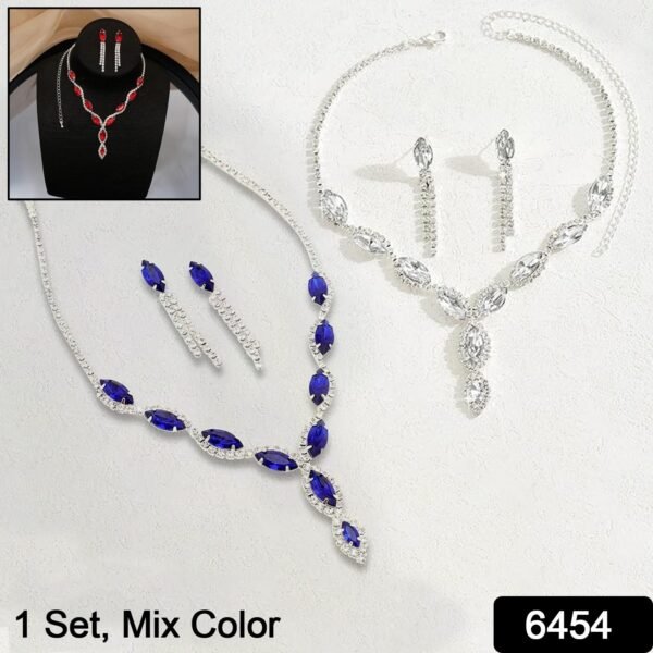 171_dd8c0091-193b-44db-a816-1e659a087e43.jpg Necklace and Earrings Set Wedding Jewelry Set (1 Set / Mix Color)