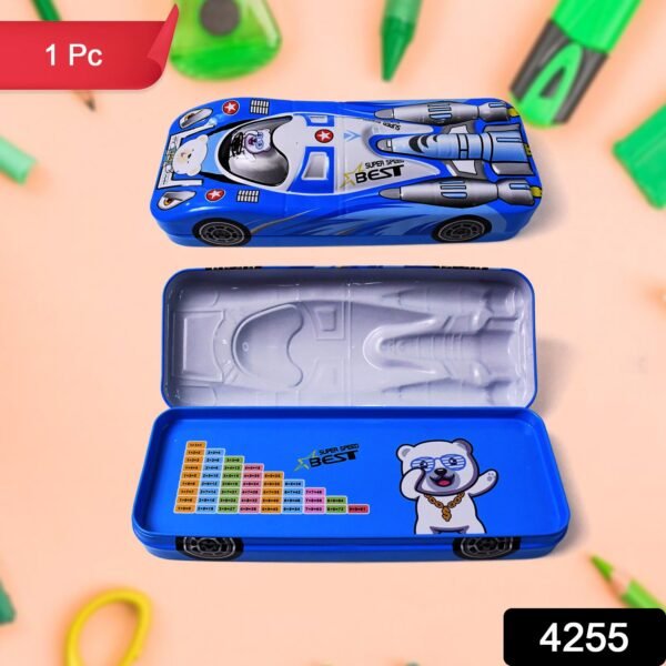 1738995-288Pc-DD_compass_1607A_-Av119Gm-Sv144Gm.jpg Car Shape Metal Compass Box, Pencil Case for Kids Stationery Compass Box