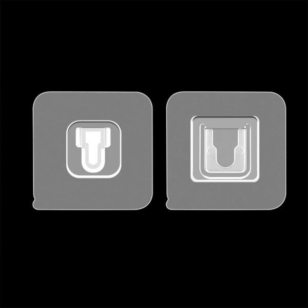 174202_2068ce46-b889-4c4e-ac71-0d249bc7d63f.jpg Magic Adhesive Plastic Wall Hooks Heavy Duty Hooks (Pack of 20) - 10 pair