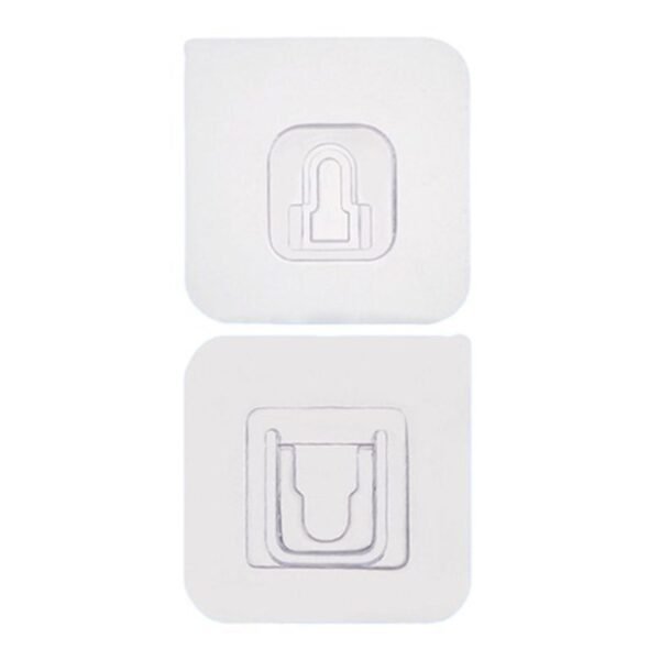 174205_b77cbedc-d6a1-401e-aa5b-fea284c4d969.jpg Adhesive Plastic Wall Hooks - Heavy Duty (1 Pair)