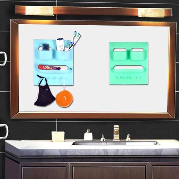 175006.jpg Plastic Unbreakable Soap Dish Tooth Brush Paste Holder