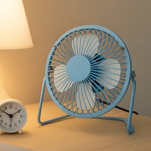 Big USB Table Desk Personal Metal Electronic Fan,  For Office, School Use (1 Pc)