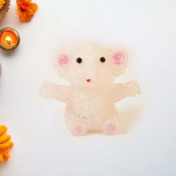 Cartoon Shape Crystal LED Night Light Lamp – Glowing Animal Decorative Light (1 Pc)